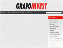 Tablet Screenshot of grafoinvest.rs